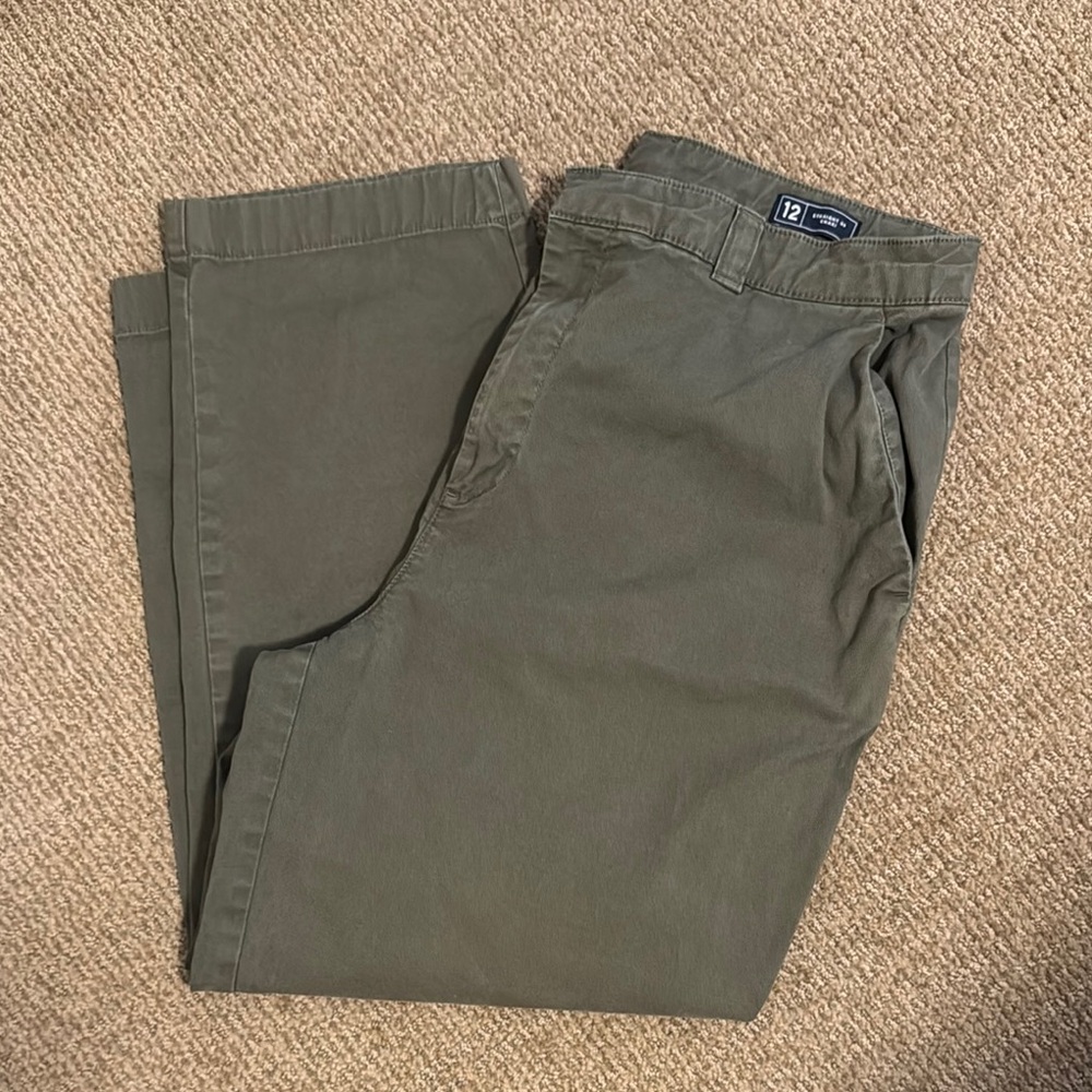 GAP Green Ankle Cropped Pants